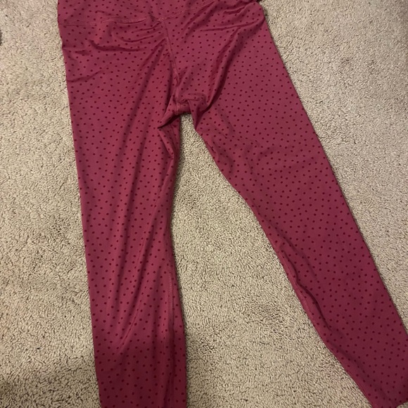 Nike Polka Dot Leggings - Mauve - Picture 6 of 8
